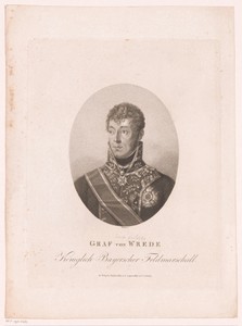 Portret van Carl Philipp von Wrede