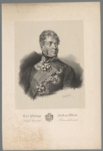 Portret van Carl Philipp von Wrede