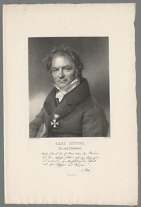 Portret van Carl Ritter
