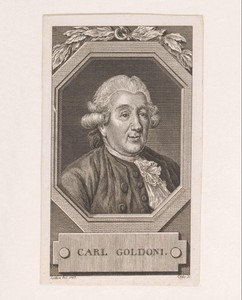Portret van Carlo Goldoni