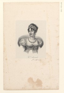 Portret van Caroline Murat (née Bonaparte)
