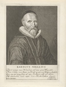 Portret van Carolus Niellius