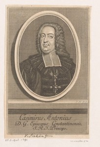 Portret van Casimir Anton, Reichsfreiherr von Sickingen, bisschop van Konstanz