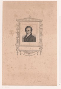 Portret van Casimir Delavigne