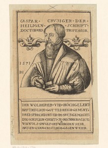Portret van Caspar Cruciger