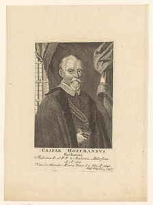 Portret van Caspar Hoffmann