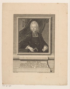 Portret van Caspar Jacob Huth