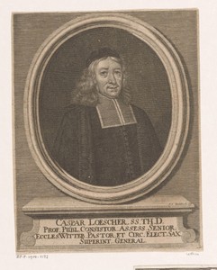 Portret van Caspar Löscher