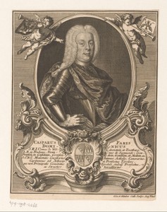 Portret van Caspar Paris Dominicus von Wolkenstein
