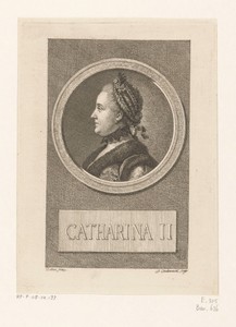 Portret van Catharina de Grote