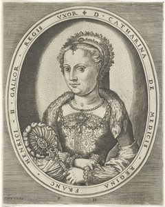 Portret van Catharina de' Medici