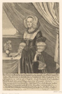 Portret van Catharina Dorothea Buchner
