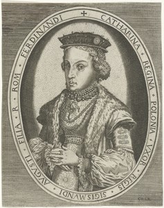 Portret van Catharina Jagiella van Polen