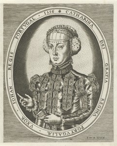 Portret van Catharina van Habsburg