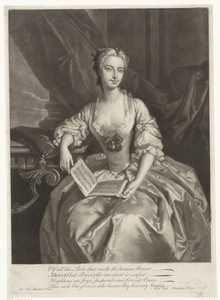 Portret van Catherine Clive
