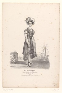 Portret van Catherine-Joséphine Duchesnois als Alzire in de tragedie Alzire