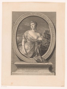 Portret van Catherine-Marie-Jeanne Quinault-Dufresne in de rol van Dido
