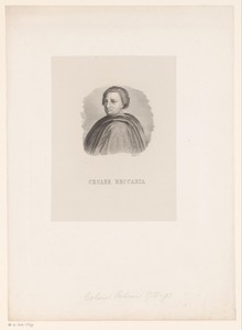 Portret van Cesare Beccaria