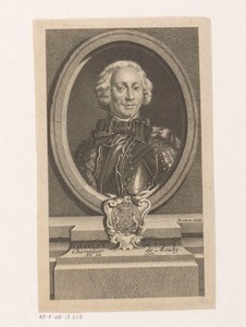 Portret van Charles de Fieux de Mouhy