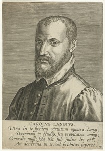 Portret van Charles de Langhe
