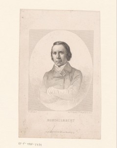 Portret van Charles de Montalembert