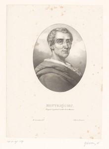 Portret van Charles de Montesquieu