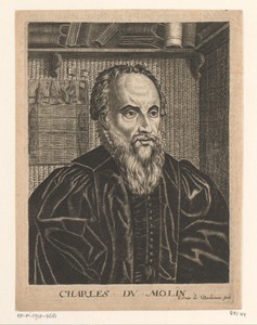 Portret van Charles Dumoulin
