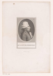 Portret van Charles Elie de Ferrières de Marsay