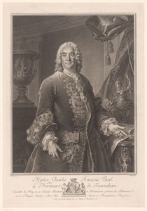 Portret van Charles François Paul Le Normant de Tournehem