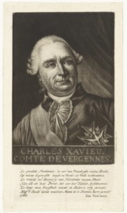 Portret van Charles graaf van Vergennes