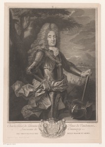 Portret van Charles Henri de Lorraine-Vaudemont