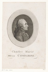 Portret van Charles-Marie de La Condamine