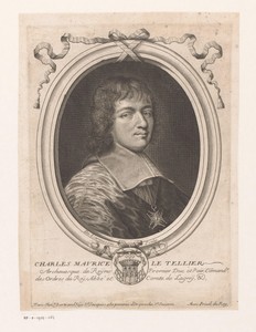 Portret van Charles-Maurice Le Tellier