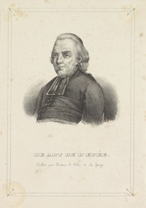 Portret van Charles-Michel de l'Épée