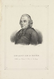 Portret van Charles-Michel de l'Épée