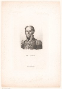 Portret van Charles Nicolas Beauvais de Préau