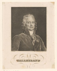 Portret van Charles Talleyrand-Périgord