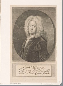 Portret van Charles Wager