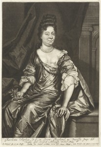 Portret van Charlotta Sophia, prinses van Kurland