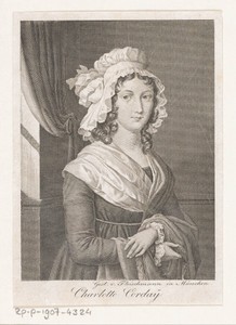 Portret van Charlotte Corday