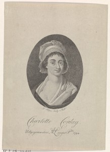 Portret van Charlotte Corday