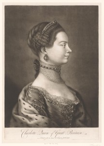 Portret van Charlotte van Mecklenburg