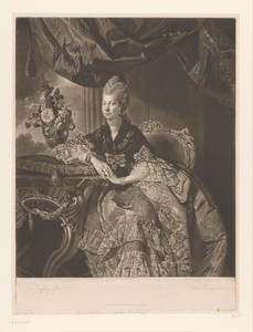 Portret van Charlotte van Mecklenburg-Strelitz