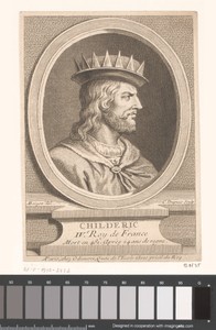 Portret van Childerik I