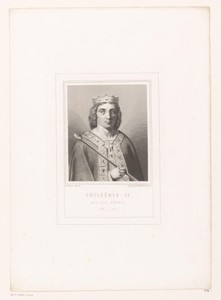 Portret van Childerik II