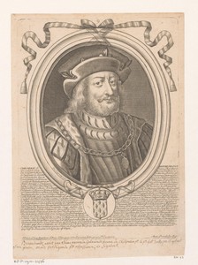Portret van Chilperik I