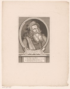 Portret van Chlodio, koning der Franken