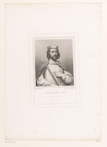 Portret van Chlotharius III