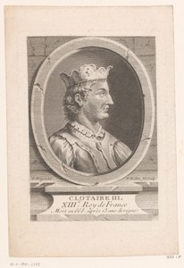 Portret van Chlotharius III