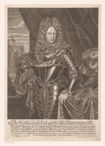 Portret van Christiaan Albrecht van Brandenburg-Ansbach